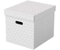 Leitz Esselte PUDŁO/PUDEŁKO OZDOBNE TEKTURA Z RECYKLINGU 320x315x365 balta 3 vnt..