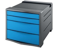 Herlitz TALPYKLA SU 4 TALPYKLĖMIS EUROPOST VIVIDA 254 X 61 X 350 MM, mėlyna
