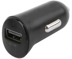 ESSENTIALS Automobilinis įkroviklis 12 W, USB-A tipo lemputė. Laidas 1 m, MFi, juodas