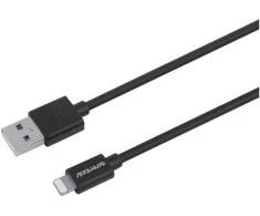ESSENTIALS USB-A – „Lightning“ laidas, MFi, 20 cm, juodas