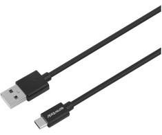 ESSENTIALS USB-A - USB-C kabelis, 2 m, juodas