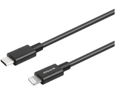 ESSENTIALS USB-C – „Lightning“ laidas, MFi, 20 cm, juodas