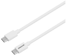 ESSENTIALS USB-C - USB-C laidas, 2 m, baltas