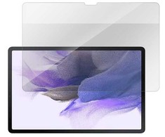 eSTUFF ES506018, Samsung, Galaxy Tab S9+/S8+/S7+/S7 FE/ S9 FE+, Sausas klijavimas, Atsparus įbrėžimams, Permatomas, 1 vnt.
