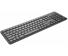 Klaviatūra eSTUFF GLB211302, Full-size (100%), su laidu, USB, QWERTY, Juodas