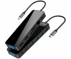 eSTUFF GLB235470, 100 W, 3,5 mm, 1000 Mbit/s, Juoda, 5 Gbit/s, 60 Hz