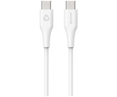 Kabelis USB eStuff USB-C - USB-C 2 m Baltas (ES604270)