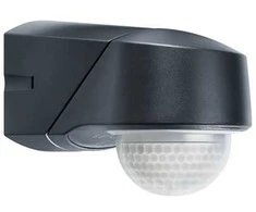 Lubinis šviestuvas ESYLUX RC 230i, Lubinis/siena, Juodas, IP54, 2500 lx, 2,5 m, 230°
