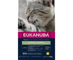 EUKANUBA Hairball Control vištiena - sausas kačių maistas - 10kg