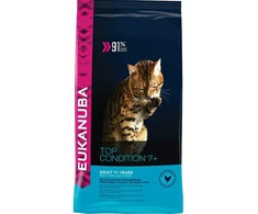 Sausas Kačių Maistas - Eukanuba Vyresniems Katinams Su Vištiena 2kg