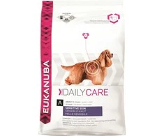 Eukanuba Daily Care Sensitive skin sausas pašaras šunims su žuvimi, AB, 2,3kg