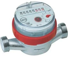 Nordic Aqua Solutions ApS NORDIC AQUA SOLUTIONS ETWD hot water meter iki 90°C 1.5m³ 80mm 3/4" nipple PN16