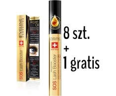 Eveline Cosmetics Sos Lash Booster su argano aliejumi 5in1 serumas do rzęs 8x10ml