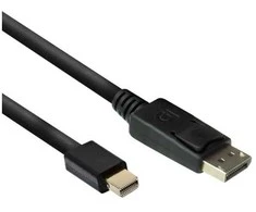 Ewent EW9865, 2 m, Mini DisplayPort, DisplayPort, Kištukas, Kištukas, 3840 x 2160 pikselių