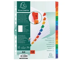 Exacompta 1112E, balta, kartonas, A4, 160 g/m²