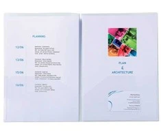 Exacompta 3965E, Įprastas aplankas, A4, Polipropilenas (PP), Permatomas, 230 mm, 320 mm