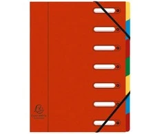Laikiklis Exacompta 55075E, Dėžutė, Daugiaspalvė, Raudona, A4, 240 mm, 320 mm, 1 vnt.