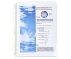 Exacompta 5507E, 210 x 297 mm (A4), permatomas, polipropilenas (PP), vertikaliai, viršuje, 235 mm