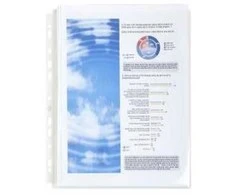 Exacompta 5507E, 210 x 297 mm (A4), permatomas, polipropilenas (PP), vertikaliai, viršuje, 235 mm