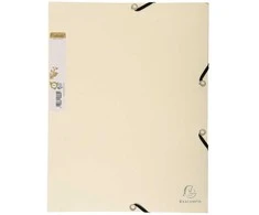 Exacompta 56986SE, A4, Kartonas, Smėlio spalvos, 225 g/m², Elastinė juosta, 240 mm