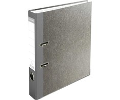 Exacompta Premium Touch A4 50 mm dokumentų segtuvai, pilka nugarėlė/pilka marmuruota, su etikete ant nugarėlės – (20 vnt./dėž.)