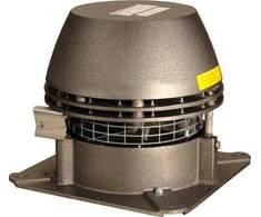 EXODRAFT kamino tipo ištraukiklis RS 009 4-1 su horizontaliu ištraukimu. Oro kiekis maks. 1000 m³/h esant 20 °C, 1 x 230 V, 0,3 A, 1400 aps./min., IP54.