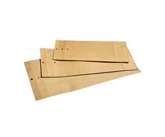 Vokas, Expanded, trumpoji pusė atidaroma, 1 rudas, užsegimas atvartu, persidengianti pakuotė po 250 vnt., paletė po 48 kg