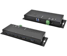 Exsys EXSYS EX-1183HMVS-2 4 prievadų metalinis USB 3.2 Gen1 HUB su 15KV ESD apsauga nuo viršįtampių