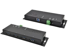 Exsys EXSYS EX-1183HMVS-2 4 prievadų metalinis USB 3.2 Gen1 HUB su 15KV ESD apsauga nuo viršįtampių
