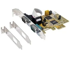 Šakotuvas „Exsys PCIe x1“ valdiklis – 2 x nuoseklusis prievadas (EX-44062)
