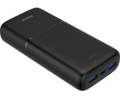 Išorinė baterija DELTACO 20 000 mAh, 2 x USB-A 18 W, 1 x USB-C PD 20 W / PB-C1008
