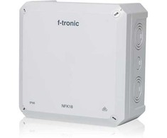 F-TRONIC skirstomoji dėžutė 3vnt., 7 vnt., 180x180x93mm, IP66, pilka