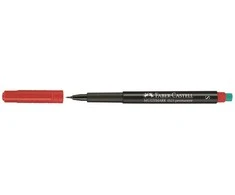 Žymeklis permanentinis Faber-Castell 1523 S, 0.4 mm, raudonas 1213-050