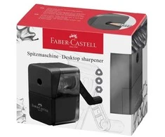 Drožtukas Faber-Castell, mechaninis, juodos spalvos