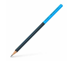 Faber-Castell FABER-CASTELL Bleistift Grip 2001 Two Tone sw/blau 12er
