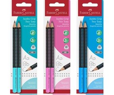 Faber Ołówek 2vnt. jumbo grip 2001 b faber-castell mix kolorów [0 0]