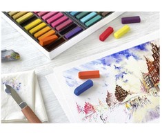 Faber-Castell sausos pastelės mini 72 spalvos 128 272