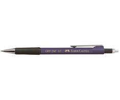 Automatinis pieštukas Faber-Castell Grip 1347, 0.7mm, metalic mėlynos spalvos