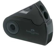 Faber-Castell dvigubų rankovių galąstuvas, juoda (182700 FC)