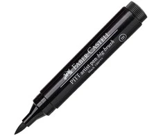Rašiklis piešimui Faber-Castell PITT Artist Pen B, #199 Juodas