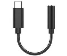 Fairphone ACADAP-3ZW-WW1, USB-C, mini garso lizdas, 0,123 m, juodas