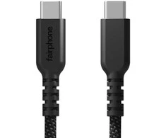 Fairphone ACCABL-4CC-WW1, 2.5 m, USB C, USB C, USB 2.0, 0.48 Gbit/s, Juodas