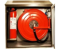 Falck Danmark A/S cvr16271241 Priešgaisrinė spintelė 6SW 30m 3/4'' su sūpynėmis, balta