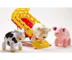 Falk Toys Priekaba su 3 gyvūnais