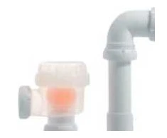 Faluplast Vandens sifonas su plastikiniu rutuliu 32 mm PP - vėdinimo įrenginiams