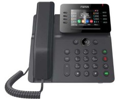 Fanvil V64, IP telefonas, juodas, laidinis ragelis, stalviršinis/sieninis, 12 linijų, 1000 įrašų