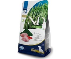 Farmina N&amp;D Spirulina ėriena Puppy Mini - sausas maistas šuniui - 2kg