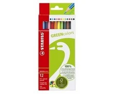 Stabilo Greencolor kreditai 12 spalvų (379885)