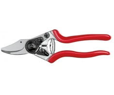 Felco 6, Bypass, Aliuminio, Raudona, Steel, Nerūdijantis plienas, 195 mm