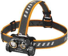 Fenix HM65R, Headband prožektorius, Juodas, Oranžinis, 2 m, IP68, 50 lm, 1000 lm